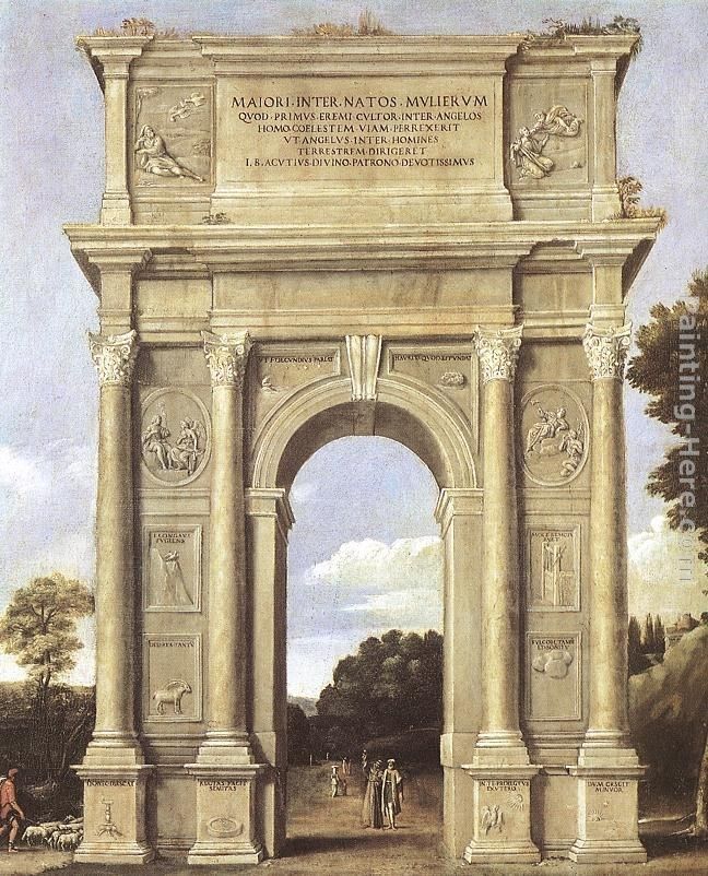 Domenichino A Triumphal Arch of Allegories